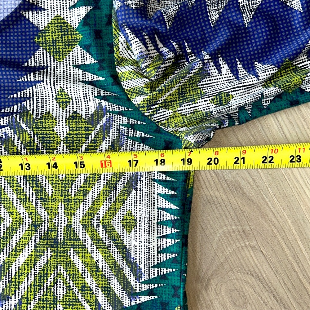 Multiples Patterned Med Green And Purple Women's … - image 7